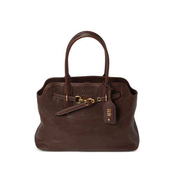 MIU MIU Handbags - Miu Miu Women Aventure Medium Leather Handbag